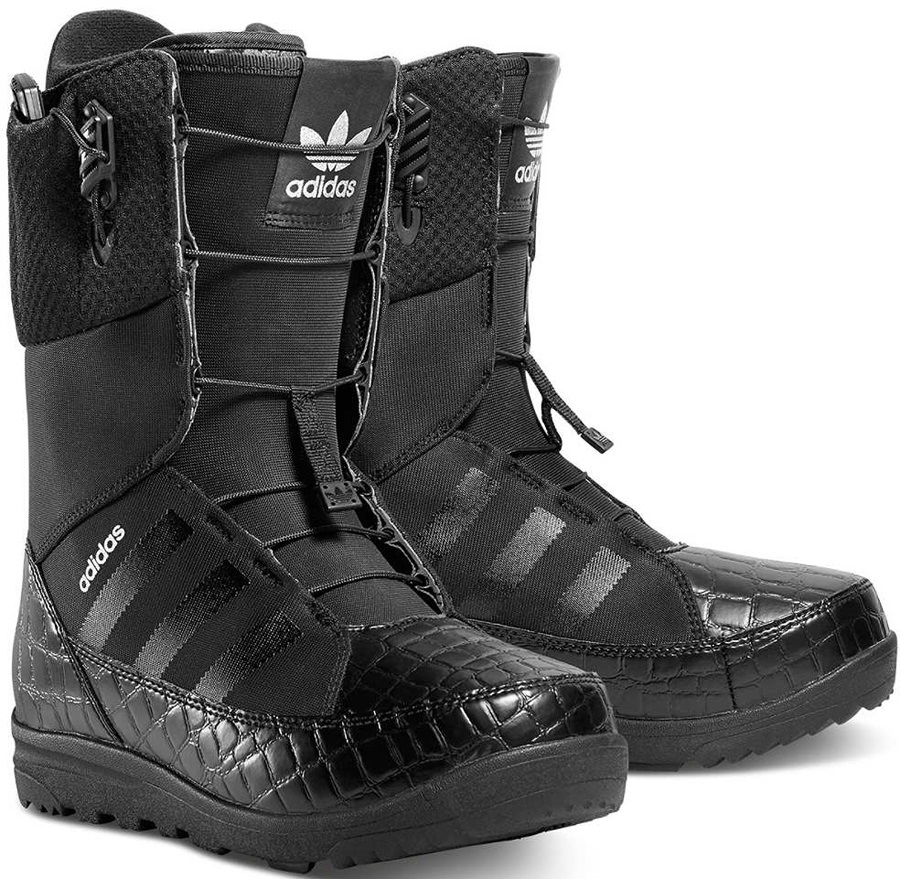 Adidas Mika Lumi Women's Snowboard Boots, UK 6.5, Black/Silver, 2016